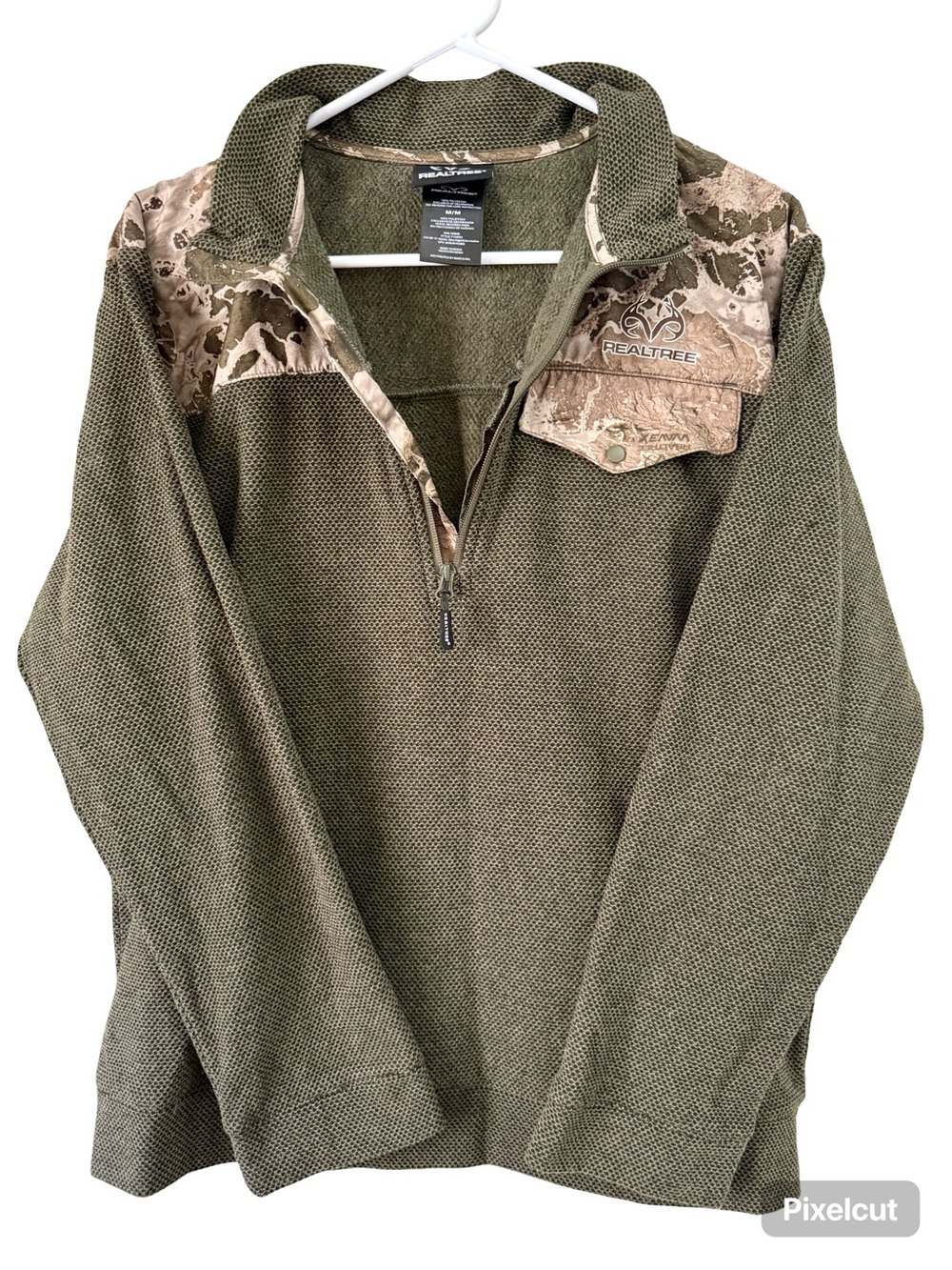 Realtree men’s medium 1/4 zip hoodie